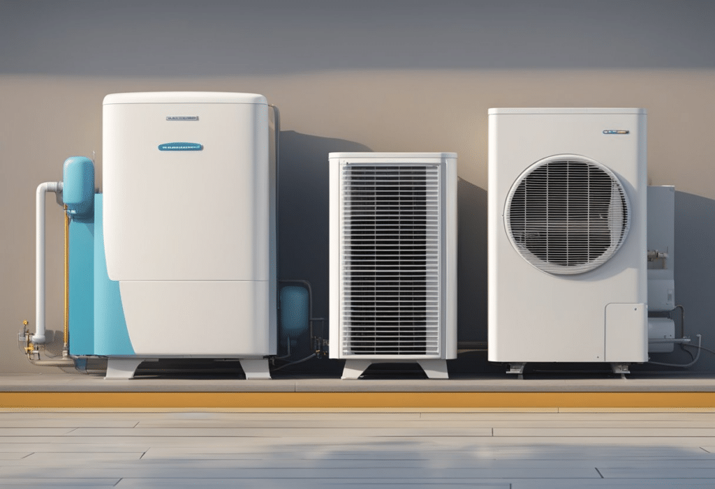 Gas air conditioner and electric air conditioner